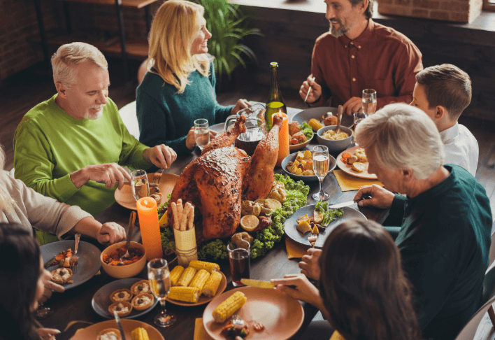 Thanksgiving Holiday Feast Dinner