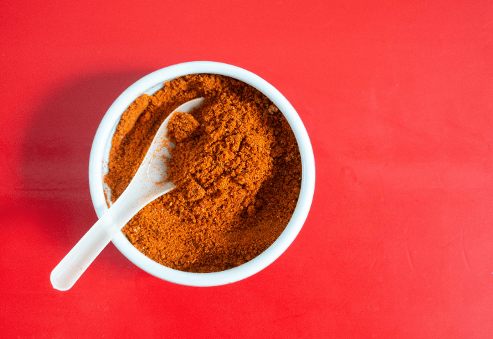 Turmeric on Red